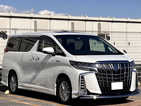 トヨタ アルファードハイブリッドSRC 金融車 質ナビ